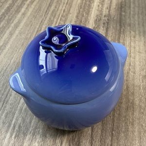 Brand new le creuset blueberry cocotte stoneware